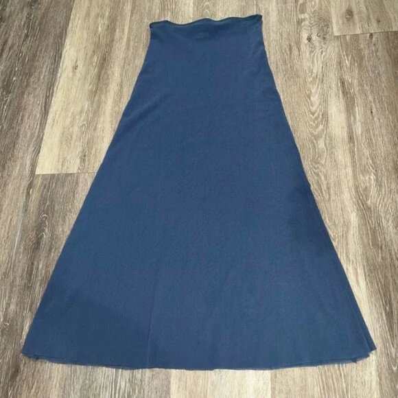 Rare Jean Paul Gautlier Blue Mesh Skirt Size Small - Picture 1 of 4